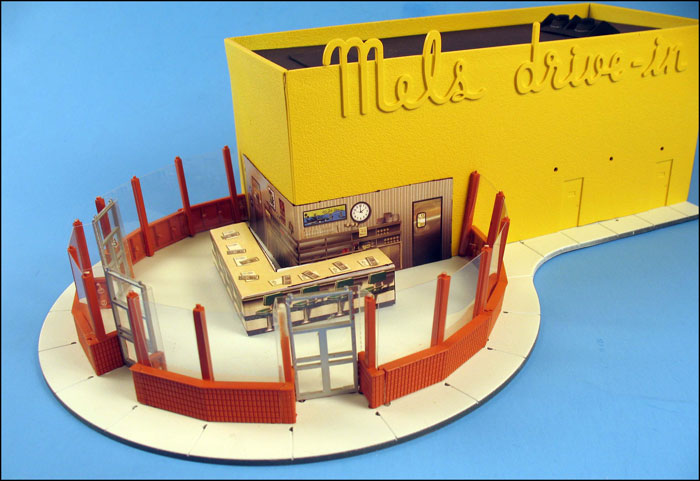 mels drive in scale model