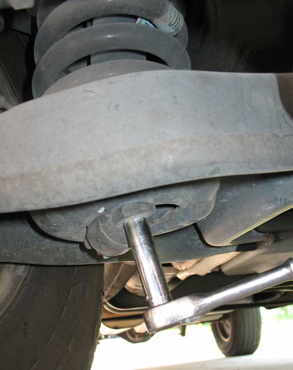 Changing shock absorbers
